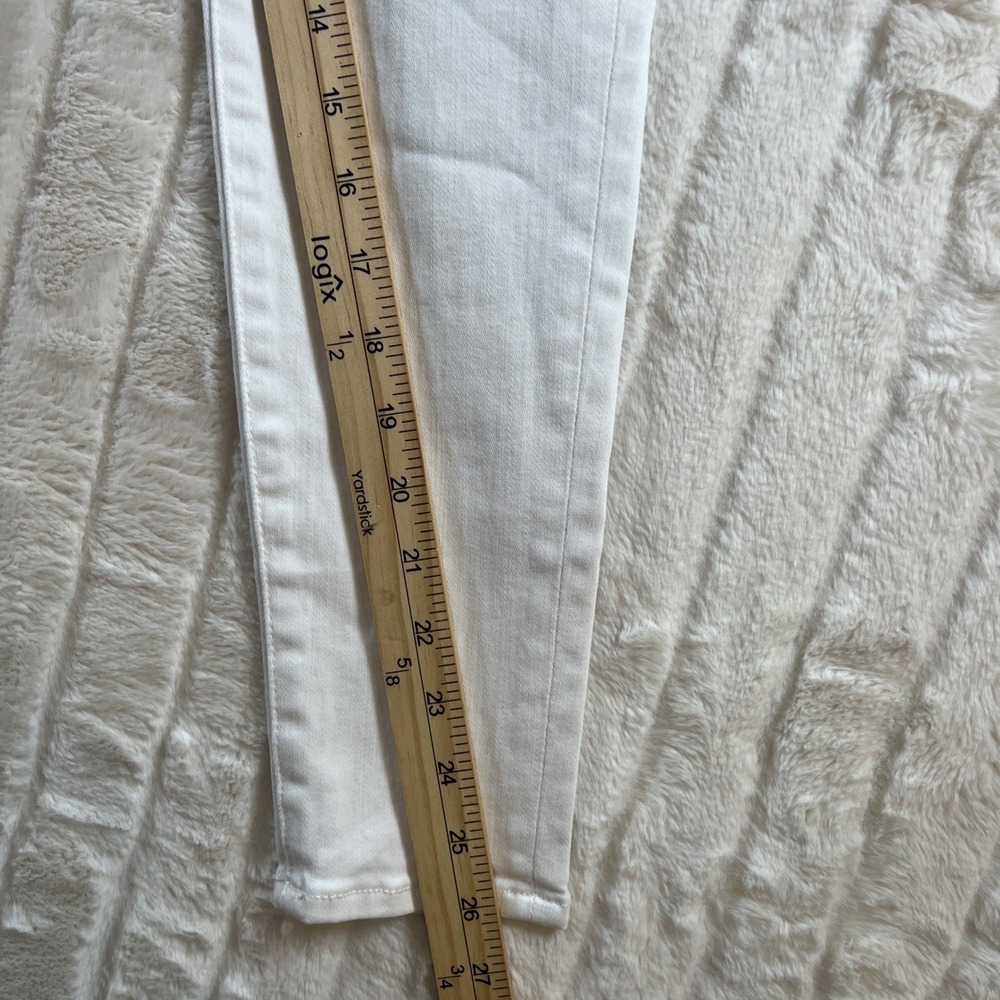 American Eagle Jeggings Womens 4 Short White Next Level Stretch Pants High Rise - Picture 7 of 9